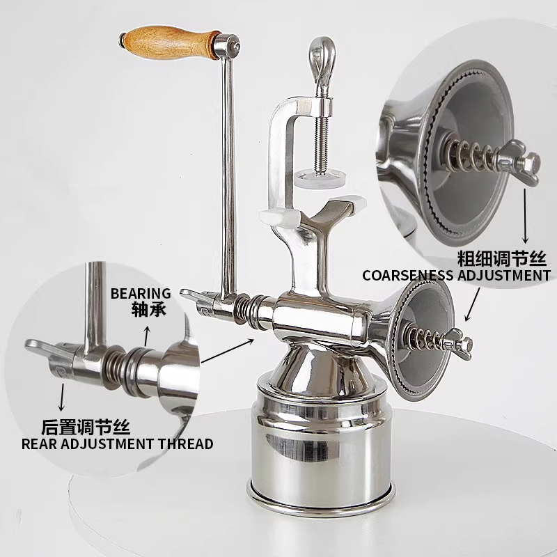 Grain Mill Grinder Hand Crank - Profesyonel Manuel Tahıl Öğütücü El Kranklı