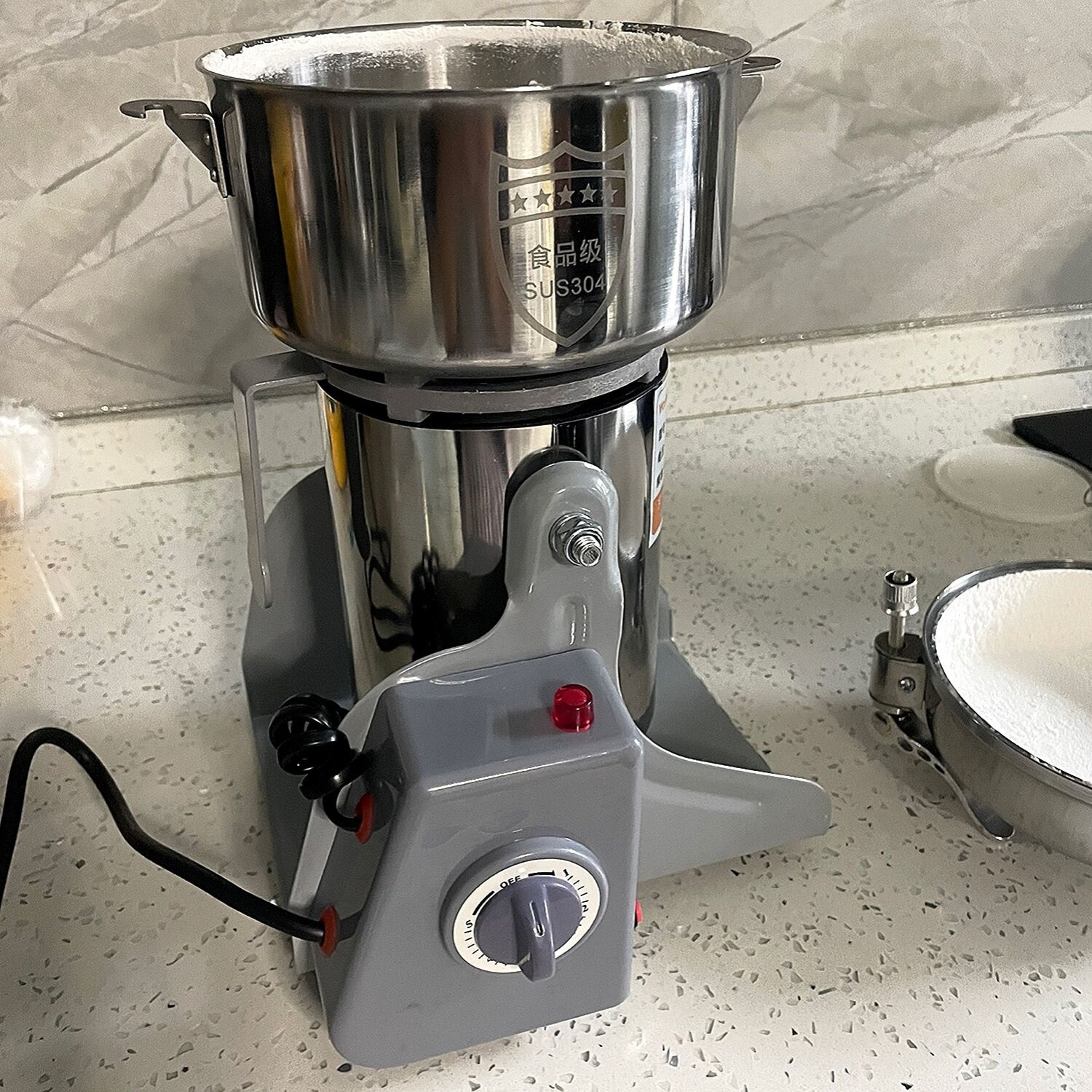 Electric Grain Mill 2500W - 220V Elektrikli Tahıl Öğütücü Makinesi Yüksek