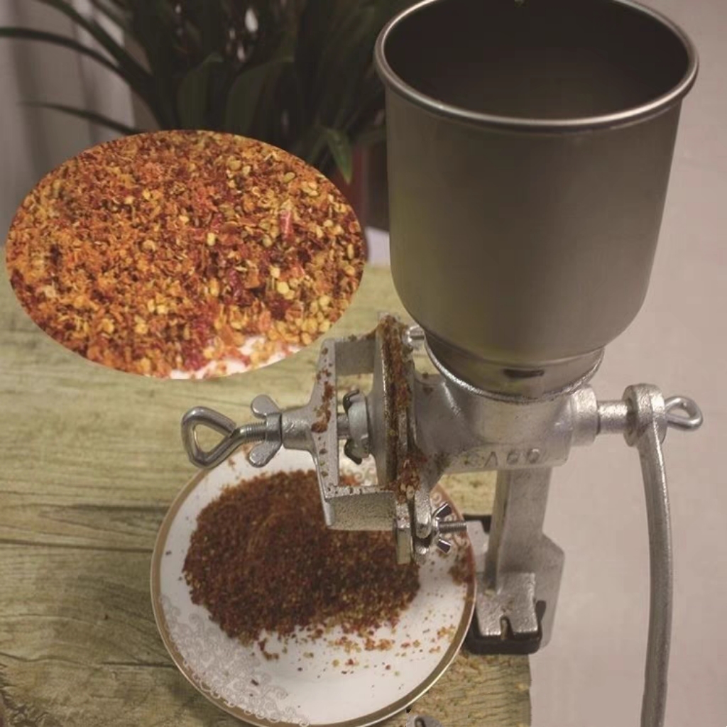 Grain Mill Grinder Hand Crank - Ev Tipi El Çalıştırmalı Küçük Öğütücü,