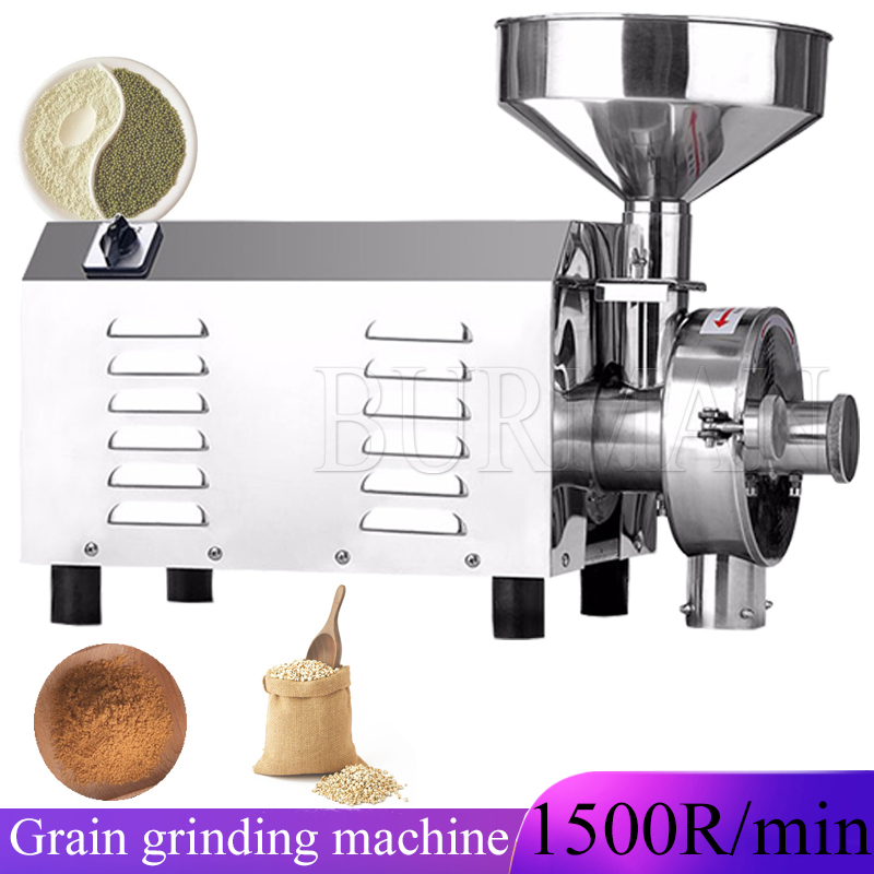 Dry Grain Grinder Stainless Steel - Elektrikli Tahıl Öğütücü, Ticari Amaçlı Kuru