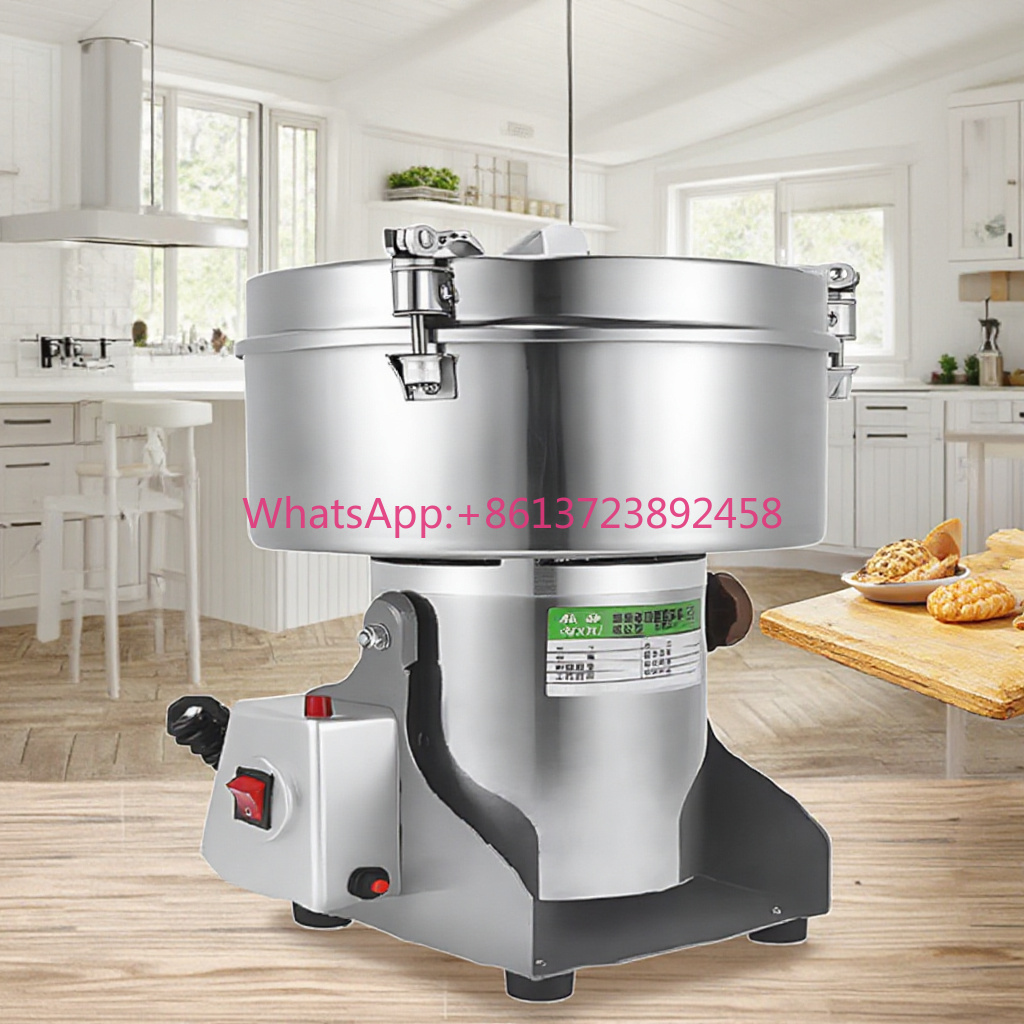 Herb Grinder Machine Commercial - 4500g Toz Makinesi Öğütücü Değirmen Yüksek