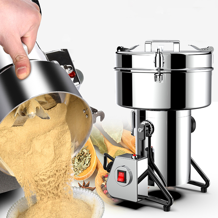 Dry Grain Grinder Stainless Steel - Paslanmaz Çelik Elektrikli Baharat Öğütücü Ev