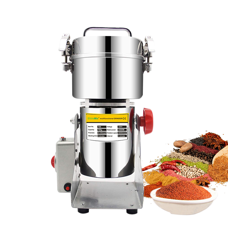 Electric Grain Mill 2500W - BioloMix Kuru Gıda Öğütücü Değirmeni 800g