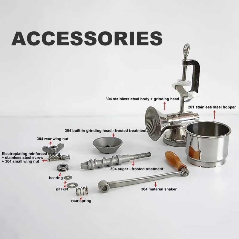Profesyonel Manuel Tahıl Öğütü - Grain Mill Grinder Hand Crank incelemesi ve fiyatı