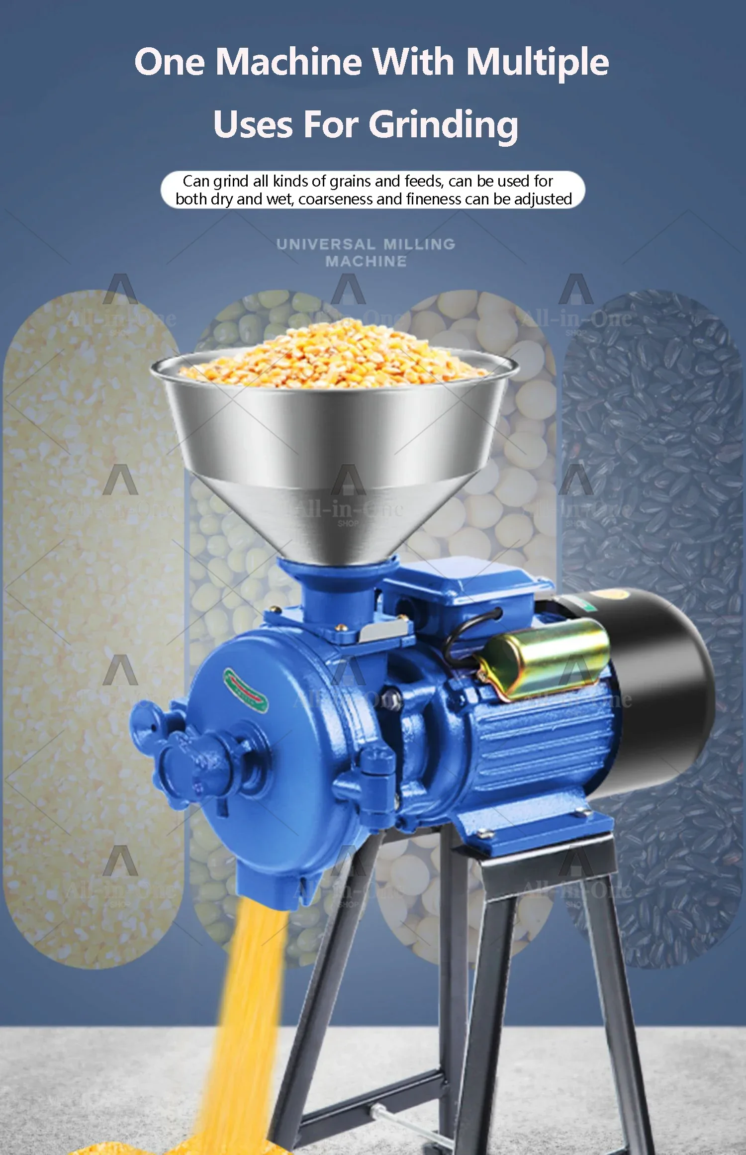 2500W elektrikli yem kırıcı, k - Electric Grain Mill 2500W incelemesi ve fiyatı