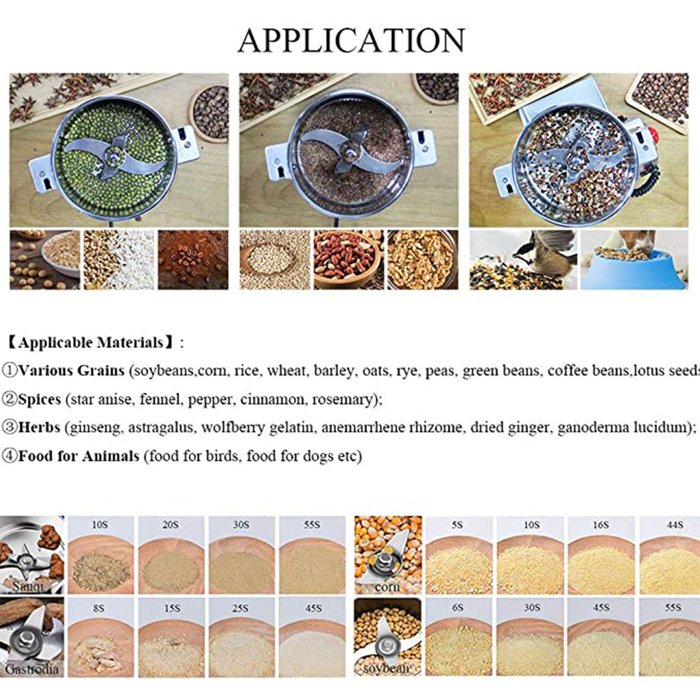 800g/1000g Tahıl Baharat Hebal - Dry Grain Grinder Stainless Steel incelemesi ve fiyatı