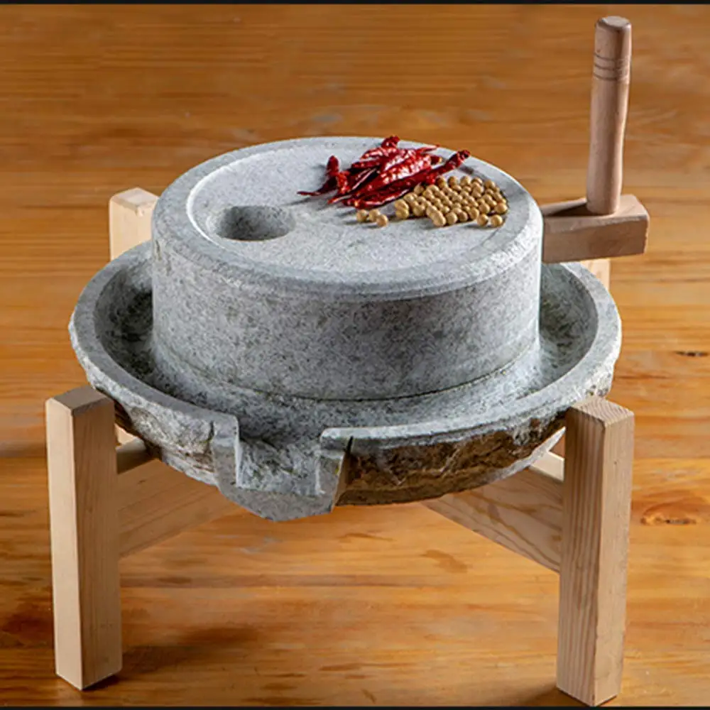 100% Doğal Göz Taşı Taş Manuel - Grain Mill Grinder Hand Crank incelemesi ve fiyatı