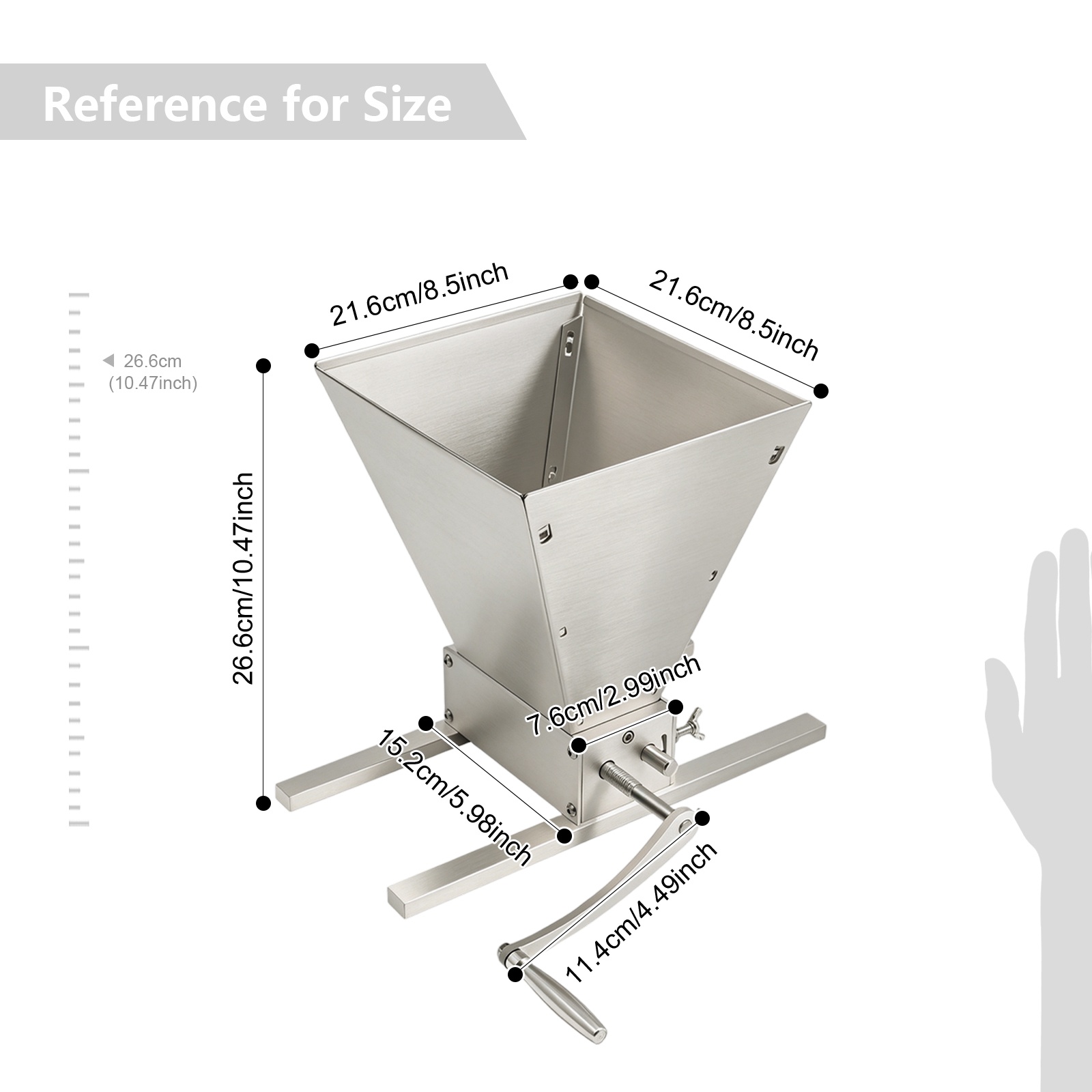 Tahıl Değirmeni Öğütücü Tahıl  - Grain Mill Grinder Hand Crank incelemesi ve fiyatı
