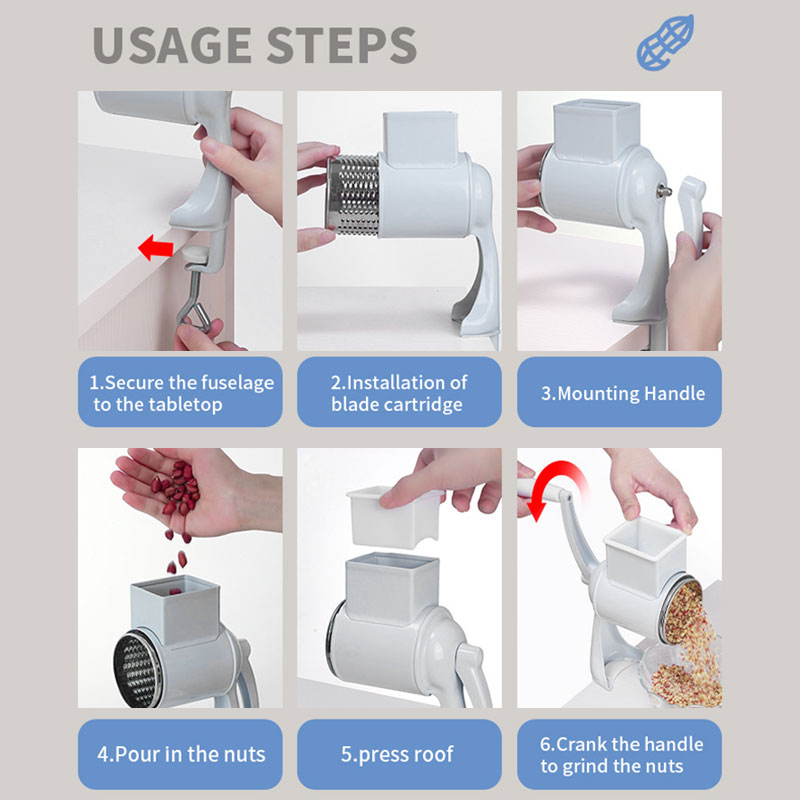 Tahıl değirmeni el krank değir - Grain Mill Grinder Hand Crank incelemesi ve fiyatı