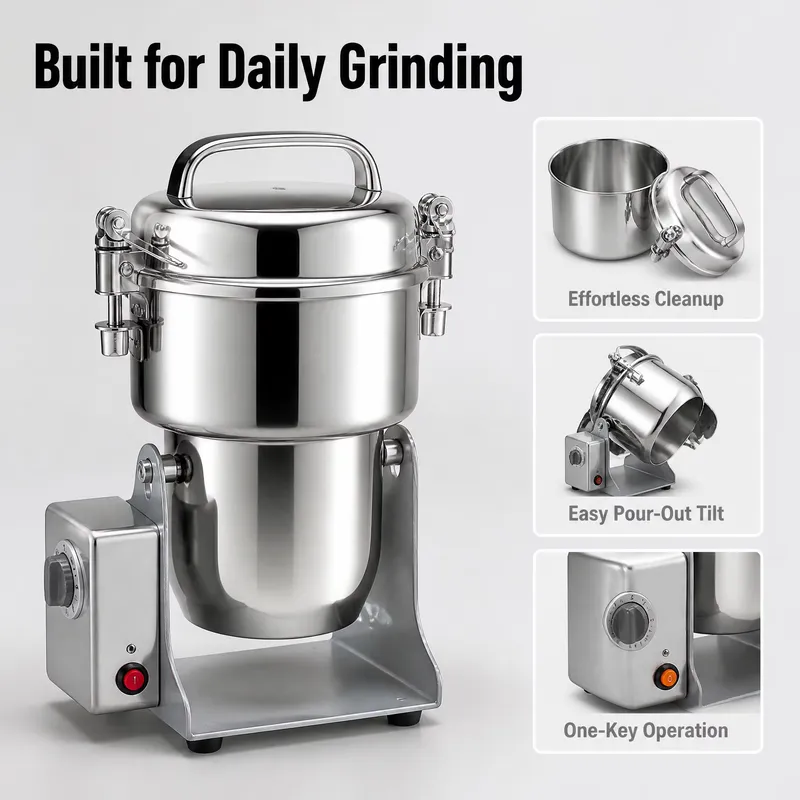 Elektrikli Paslanmaz Çelik Bah - Ultra Fine Powder Grinder Machine incelemesi ve fiyatı