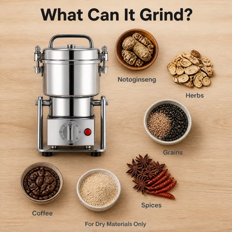 Elektrikli Paslanmaz Çelik Bah - Ultra Fine Powder Grinder Machine incelemesi ve fiyatı