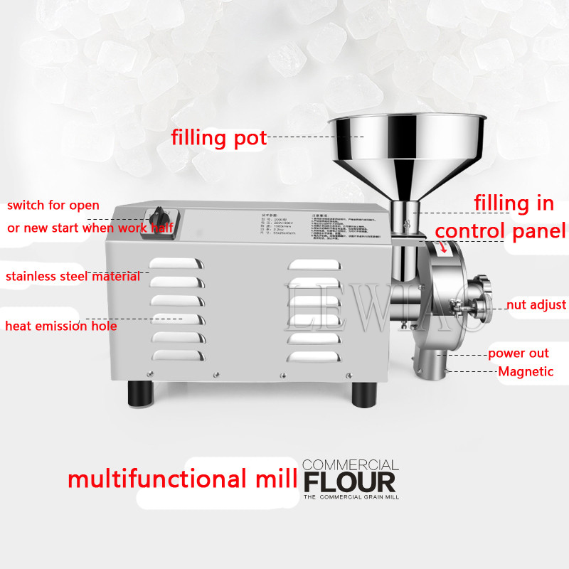 Elektrikli Tahıl Öğütücü 50 KG - Dry Grain Grinder Stainless Steel incelemesi ve fiyatı