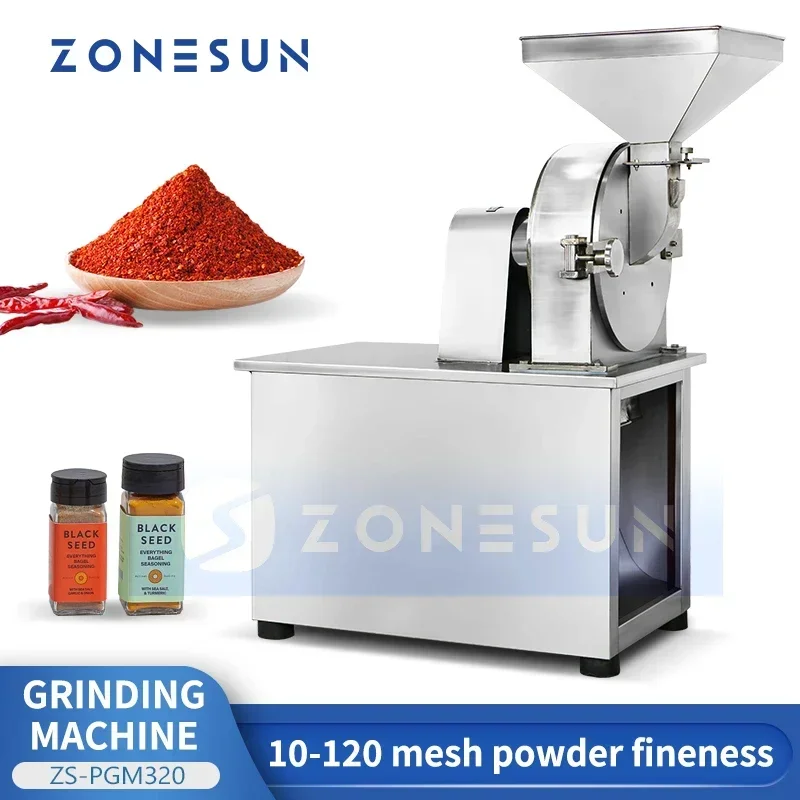 ZONESUN ZS-PGM320 Acı Biber To - Ultra Fine Powder Grinder Machine incelemesi ve fiyatı