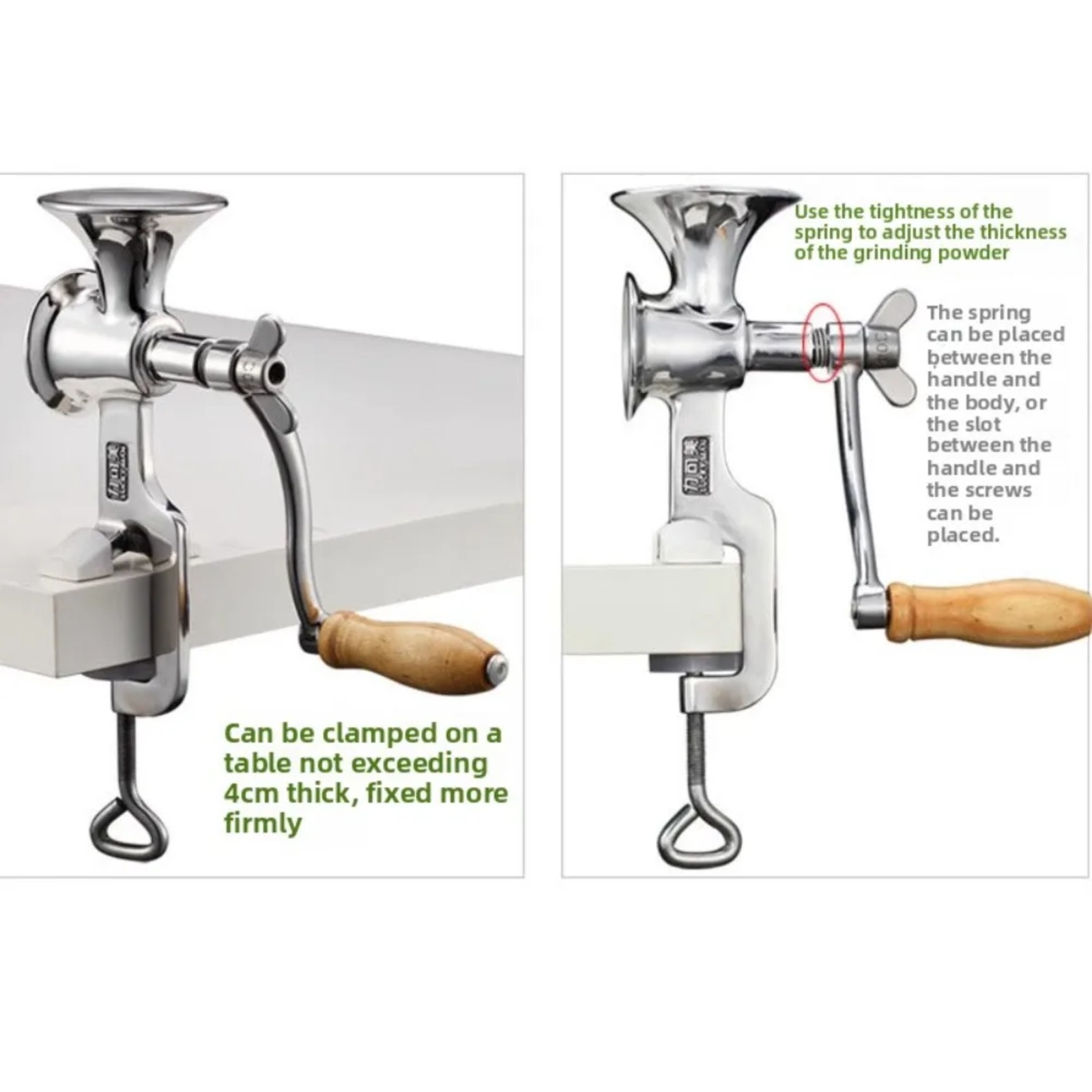 Manuel Kahve Öğütücü 304 Pasla - Grain Mill Grinder Hand Crank incelemesi ve fiyatı