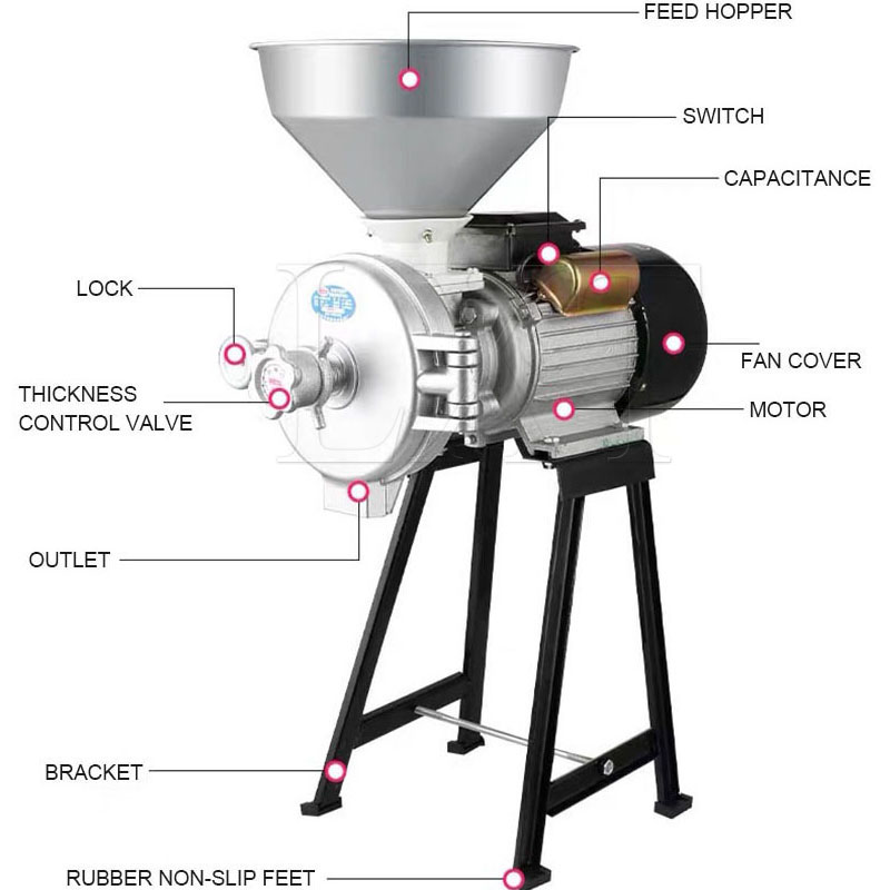 Yüksek Güçlü Elektrikli Tahıl  - Corn Grinder Machine Electric incelemesi ve fiyatı