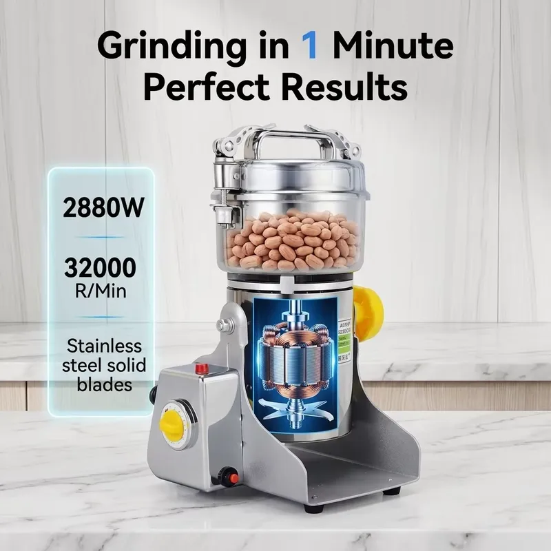Boou Yüksek Performanslı Mouli - Dry Grain Grinder Stainless Steel incelemesi ve fiyatı