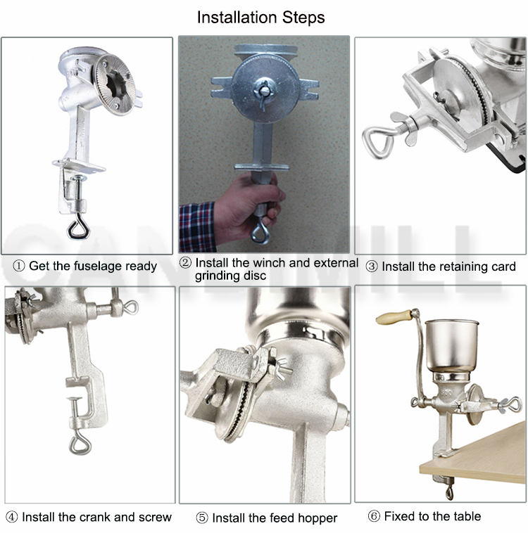 CANDIMILL El-Krank Tahıl Öğütü - Grain Mill Grinder Hand Crank incelemesi ve fiyatı