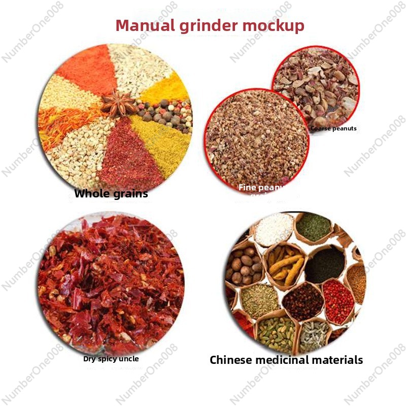 Kalay Kaplı Dökme Demir Tahıl  - Grain Mill Grinder Hand Crank incelemesi ve fiyatı