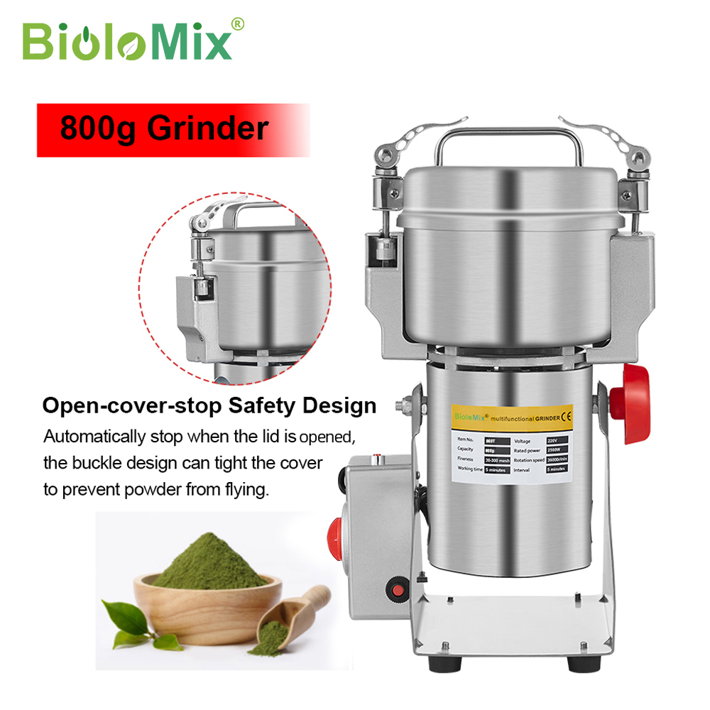 BioloMix Kuru Gıda Öğütücü Değ - Electric Grain Mill 2500W incelemesi ve fiyatı
