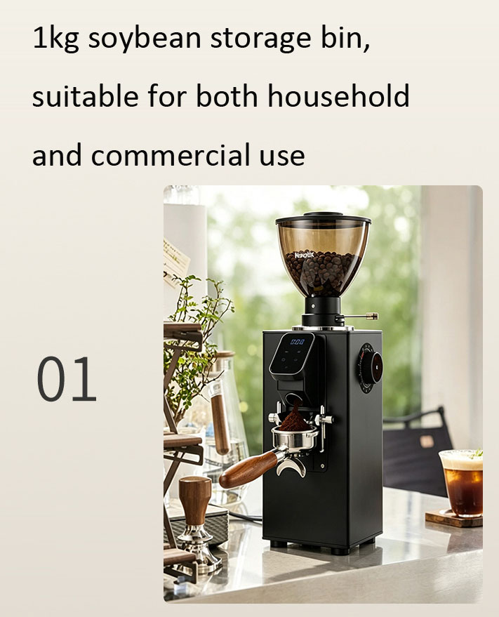 Ticari Tip, Düz Tekerlekli, Ye - Commercial Coffee Bean Grinder 1Kg incelemesi ve fiyatı